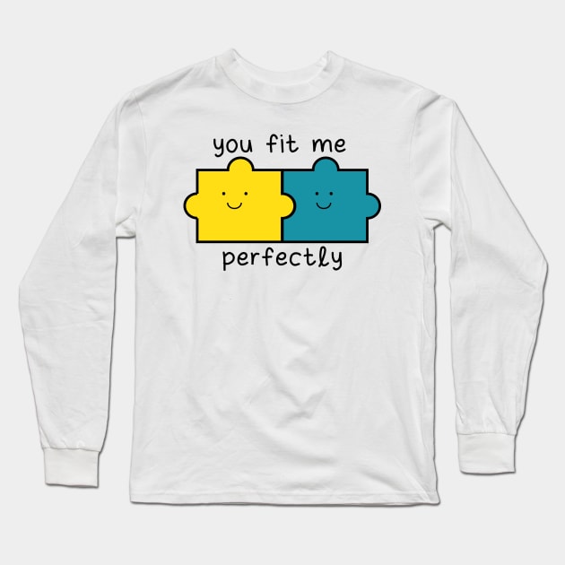 You fit me perfectly Long Sleeve T-Shirt by 4wardlabel